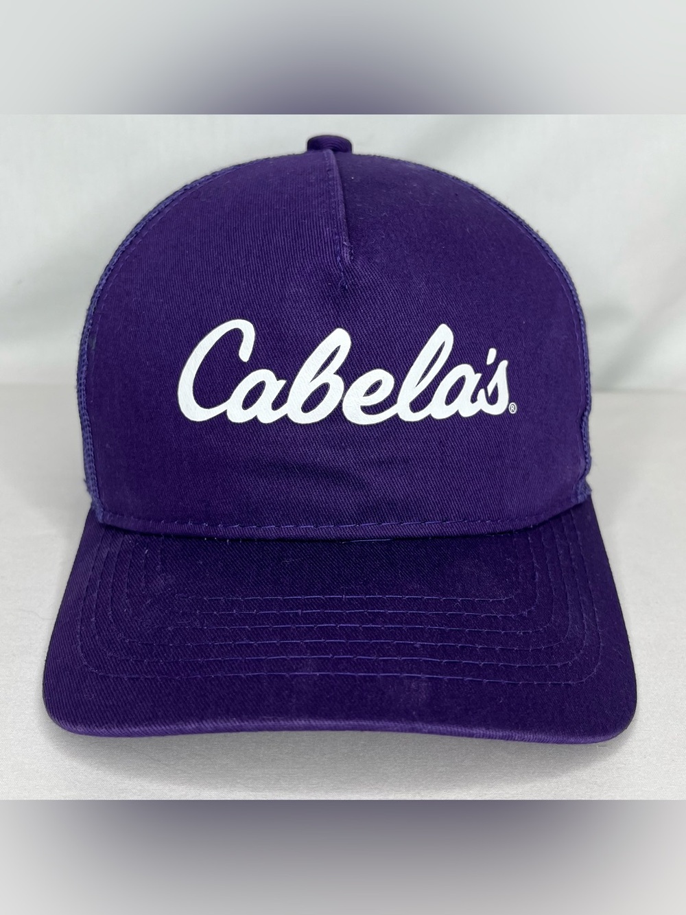 Bass Pro Shop- Cabela's Purple Men's Baseball Cap/Trucker Hat, Adjustable Back